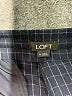 Ann Taylor LOFT Plaid Black Dress Pants Size M - photo 7
