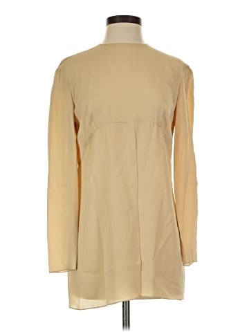 Emanuel Emanuel Ungaro Long Sleeve Silk Top (view 1)