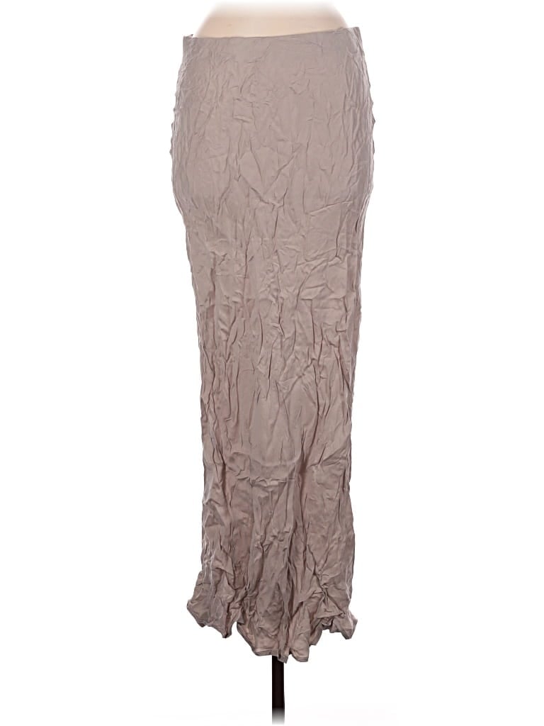Pre-owned Blank Formal Skirt In Gray