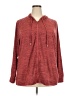 Maurices Red Zip Up Hoodie Size 2X - photo 1