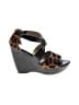 MICHAEL Michael Kors 100% Leather Animal Print Brown Heels Size 8 1/2 - photo 1
