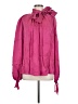 OFF-WHITE 100% Cupro Pink Long Sleeve Blouse Size EU (IT) 38 / US 2 - photo 1