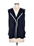 Unbranded 100% Polyester Blue Sleeveless Blouse Size M (estimated) - photo 1