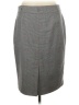 Chaps Plaid Gray Formal Skirt Size 10 - photo 2
