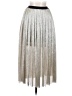 Silence and Noise Metallic Silver Formal Skirt Size S - photo 1