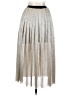 Silence and Noise Metallic Silver Formal Skirt Size S - photo 2