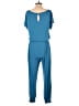 Prettygarden Solid Blue Jumpsuit Size M - photo 2