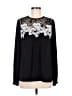 Karen Millen 100% Polyester Black Long Sleeve Blouse Size 8 - photo 1