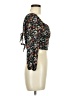 Liberty Love Black 3/4 Sleeve Blouse Size M - photo 4