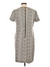 Calvin Klein Stripes Gray Casual Dress Size 12 - photo 2