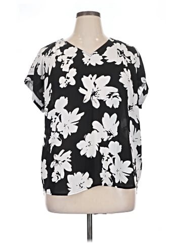 Simply Vera Vera Wang Short Sleeve Blouse (view 1)