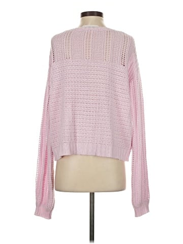 Self Contrast Pullover Sweater (view 2)