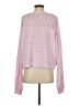 Self Contrast Pink Pullover Sweater Size S - photo 2