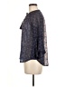 Jolt 100% Polyester Blue 3/4 Sleeve Blouse Size M - photo 5