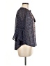 Jolt 100% Polyester Blue 3/4 Sleeve Blouse Size M - photo 4