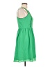 MM Couture 100% Polyester Solid Green Casual Dress Size L - photo 4