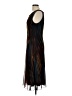 Connected Apparel Graphic Brown Cocktail Dress Size 10 - photo 5