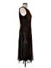 Connected Apparel Graphic Brown Cocktail Dress Size 10 - photo 4