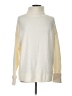 Old Navy Color Block Ivory Turtleneck Sweater Size L - photo 1