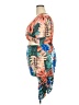 Shein Curve Tropical Orange Cocktail Dress Size 2X - photo 5
