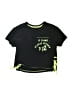 Justice Black Short Sleeve T-Shirt Size 6 - photo 1