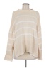 Sincerely Jules 100% Cotton Stripes Tan Pullover Sweater Size M - photo 1
