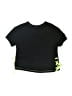 Justice Black Short Sleeve T-Shirt Size 6 - photo 2