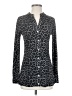 MICHAEL Michael Kors Animal Print Plaid Gray Long Sleeve Top Size P (petite) - photo 1