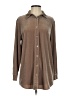 Soft Surroundings Metallic Brown Long Sleeve Blouse Size S - photo 1