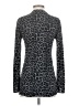 MICHAEL Michael Kors Animal Print Plaid Gray Long Sleeve Top Size P (petite) - photo 2