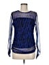 DKNY Blue Long Sleeve Blouse Size M - photo 1
