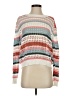 Autumn Cashmere 100% Cotton Stripes White Pullover Sweater Size S - photo 1