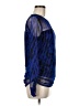 DKNY Blue Long Sleeve Blouse Size M - photo 4