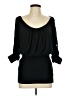 LaROK Black 3/4 Sleeve Top Size L - photo 1