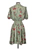 Blue Rain Floral Green Cocktail Dress Size S (estimated) - photo 2