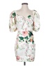 Lilyful 100% Polyester Floral Graphic Pink White Cocktail Dress Size S - photo 1
