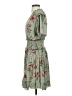 Blue Rain Floral Green Cocktail Dress Size S (estimated) - photo 5