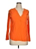 Merona 100% Rayon Orange 3/4 Sleeve Blouse Size XL - photo 1