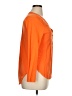 Merona 100% Rayon Orange 3/4 Sleeve Blouse Size XL - photo 4