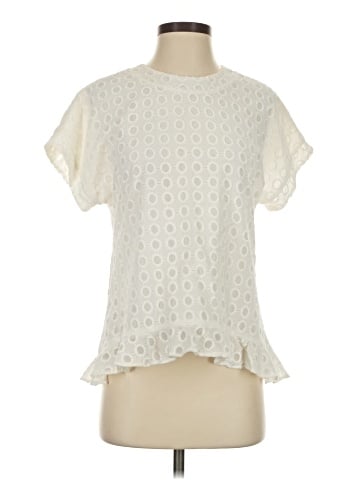 Waverly Grey Short Sleeve Blouse (view 1)