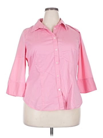 Merona 3/4 Sleeve Button-Down Shirt (view 1)
