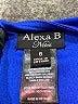 Alexa B Blue Cocktail Dress Size 6 - photo 6