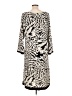 Calvin Klein Animal Print Gray Casual Dress Size L (estimated) - photo 2