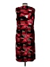Jonathan Martin 100% Polyester Graphic Burgundy Cocktail Dress Size L (estimated) - photo 2