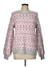 Ann Taylor LOFT Hearts Pink Pullover Sweater Size L - photo 1