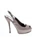 Gucci Gray Suede Sofia Peep Toe Platform Slingback Sandals Size EU (IT) 38 / US 8 - photo 1