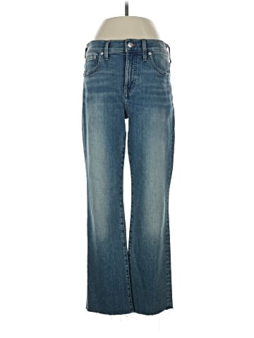 Madewell Kick Out Crop Jeans in Oneida Wash (view 1)