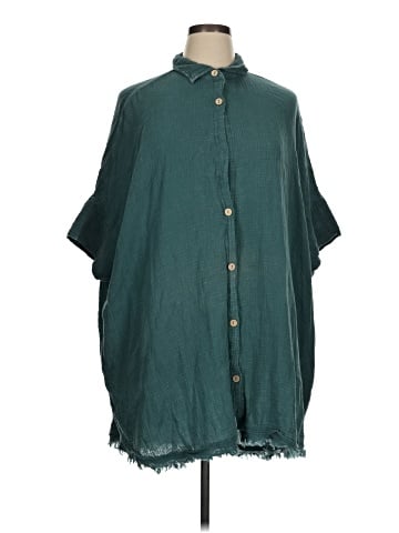 Easel Short Sleeve Button-Down Shirt (view 1)