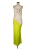 Assorted Brands Color Block Green Casual Dress Size M - photo 1