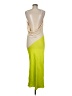 Assorted Brands Color Block Green Casual Dress Size M - photo 2